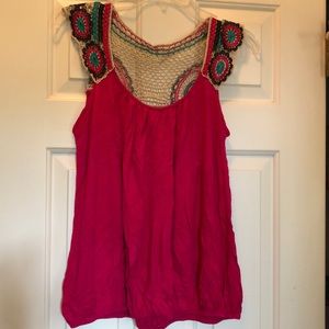 Beautiful Pink Summer Blouse